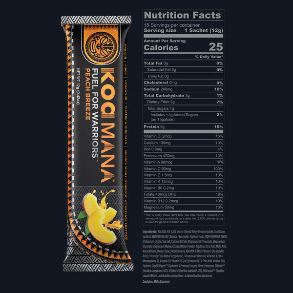 KOA MANA™ ELITE HYDRATION SUPERFOOD (15 STICK PACKS / BAG)