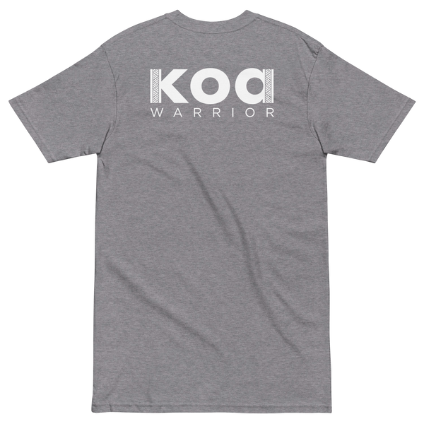 Koa Warrior Men’s premium heavyweight tee