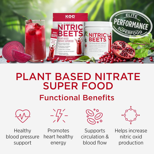 Beet Root Powder Drink Mix Packets, Nitric Oxide Support, 30 Packets