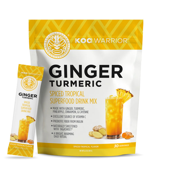 KOA WARRIOR® GINGER TURMERIC - SPICED TROPICAL SUPERFOOD