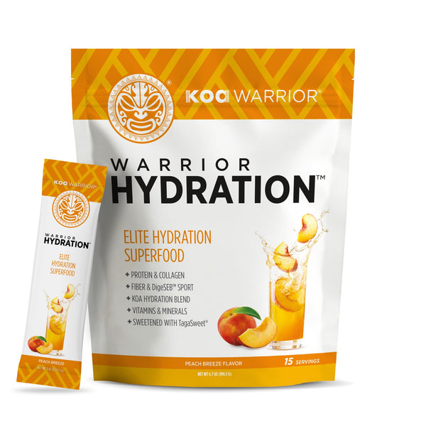 Warrior Hydration™ Elite Hydration Superfood (Peach Breeze)
