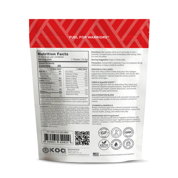 Warrior Hydration™ Elite Hydration Superfood (Strawberry Pina Colada)