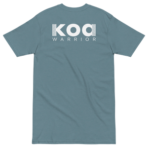 Koa Warrior Men’s premium heavyweight tee