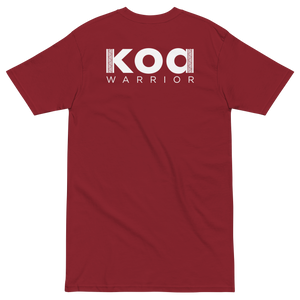 Koa Warrior Men’s premium heavyweight tee