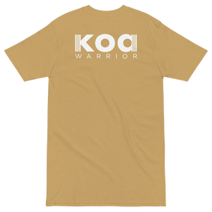Koa Warrior Men’s premium heavyweight tee