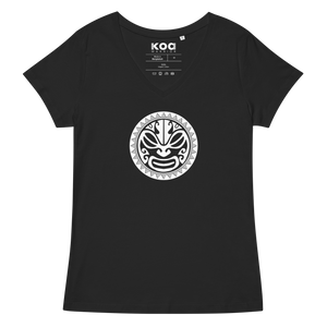 Koa Warrior Women’s fitted v-neck t-shirt