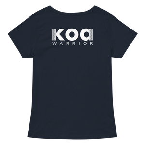 Koa Warrior Women’s fitted v-neck t-shirt