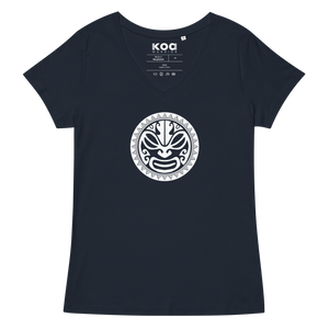Koa Warrior Women’s fitted v-neck t-shirt
