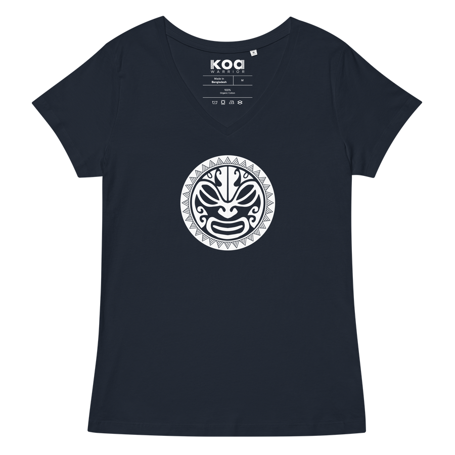 Koa Warrior Women’s fitted v-neck t-shirt